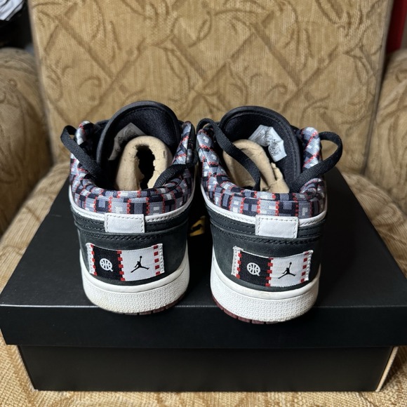 Size 9 - Air Jordan 1 Low Quai 54 2021 Preowned w/ Laces + Box DM0095-106 - Picture 6 of 12